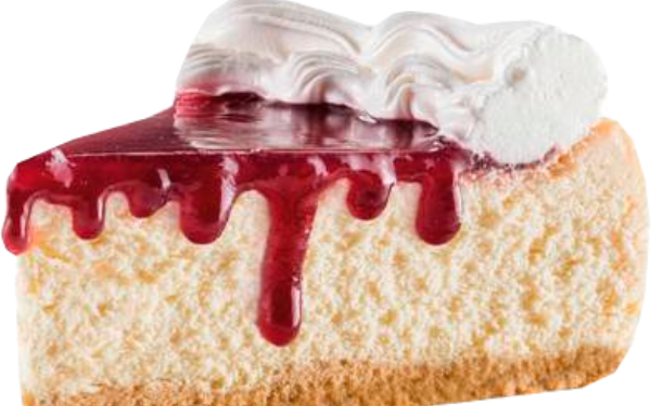 Rebanada cheesecake